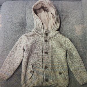 Cozy Knit Hooded Sweater for Kids